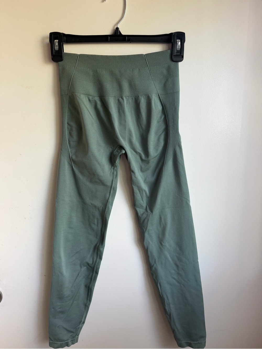 Women’s best High-Waist Sage Green Leggings - Picture 2 of 5